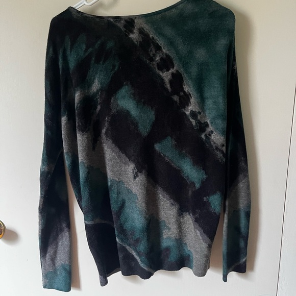 Rock & Republic Dark Green and Black Long Sleeve Top - Picture 4 of 4